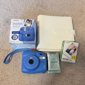 Fujifilm Instax Mini 9 Instant Camera, 30 Instant Film Replacements, Photobook